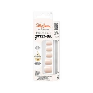 🌸3 For $18🌸 Sally Hansen Perfect Press-On Nails,"A La Mode" Short French Tip